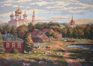 Московский дворик - Гобелен  