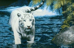 Тигр в воде - Гобелен  