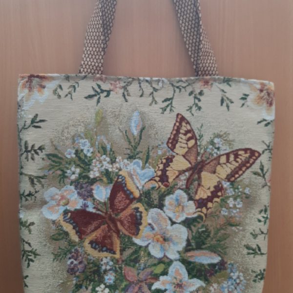 Гобеленовая сумка"Солнечные бабочки"(40*12*40)  