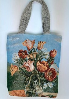 Гобеленовая сумка"Тюльпаны"(40*12*40)  