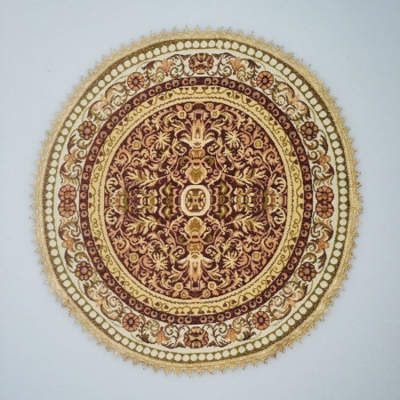 Гобеленовая салфетка"Византия"диаметр 53  