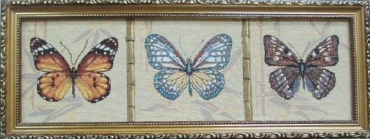Бабочки горизонтальные 2  