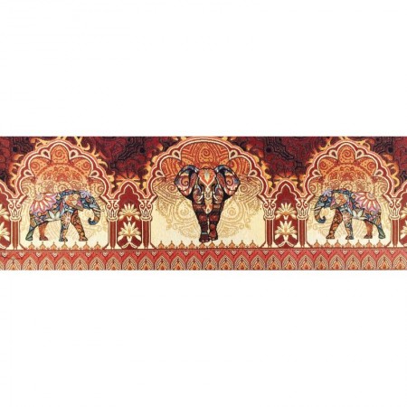 Гобеленовая наволочка для декоративной подушки "Слоны"  