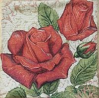 Декоративный чехол "Розы красные" 50*50  