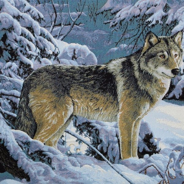 "Волк в лесу" - Гобелен(в раме)  