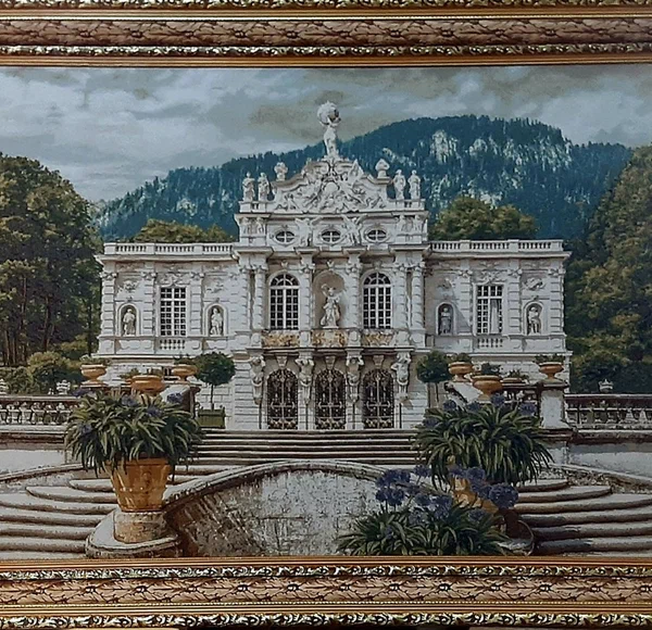 Картина гобеленовая с продолжением "Белый замок" (200*135)  