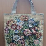 Гобеленовая сумка"Любимые цветы"(40*12*40)  