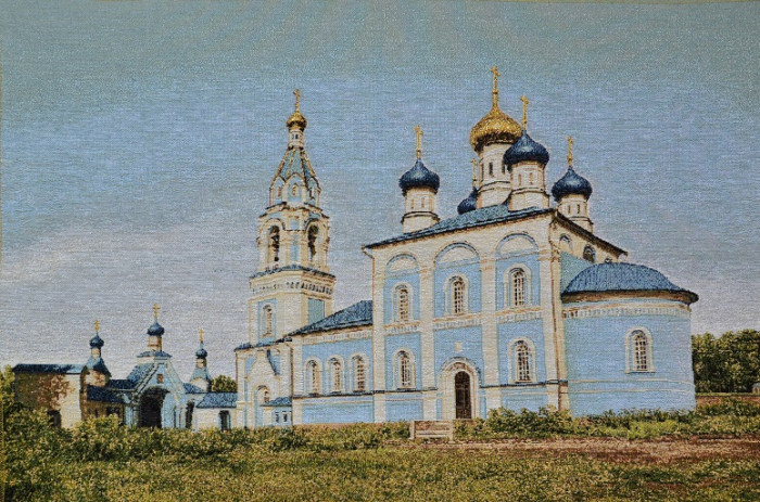 "Мужской монастырь"- Гобелен ( в багетной раме)  
