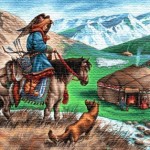 Весна - Гобелен(в раме)  