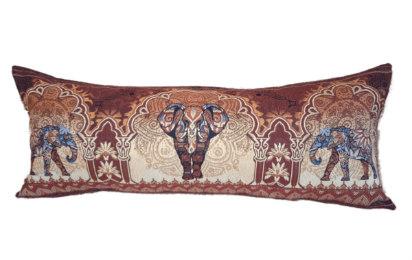 Гобеленовый чехол для декоративной подушки "Слоны" 90*35  