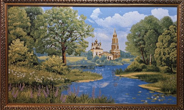 "Церковь Благовещения"- Гобелен ( в багетной раме)  