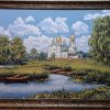 "Святые берега"- Гобелен ( в багетной раме)  