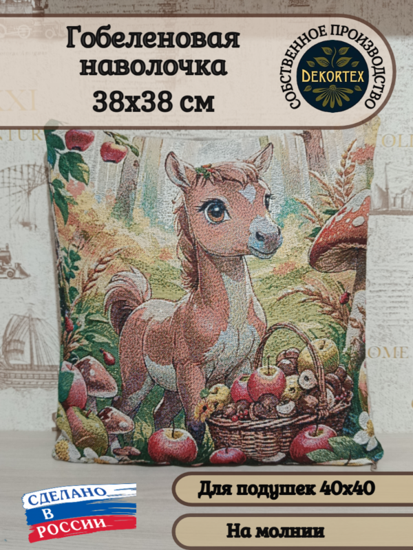 Декоративный чехол "Коняшка" (38*38)  